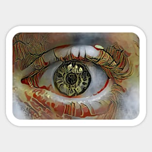 Eye of Crimson Sticker